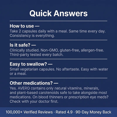 AVERO 15 in 1 Advanced Eye Formula