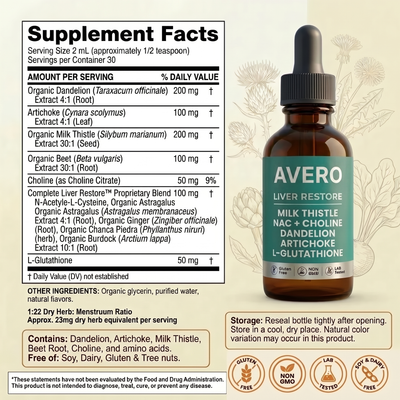 Avero Complete Liver Support Drops
