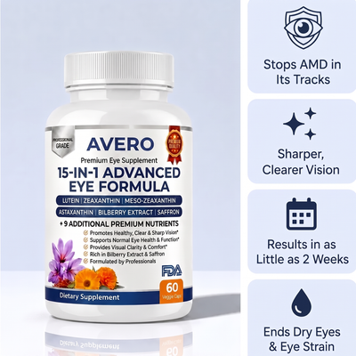 AVERO 15 in 1 Advanced Eye Formula